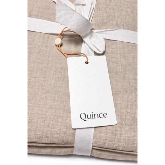 Quince European Linen Room Darkening Curtain Panel Dark Flax 96x84 NWT - Picture 4 of 7